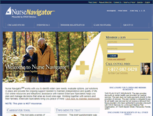Tablet Screenshot of nursenavigator.com